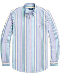 Polo Ralph Lauren - Striped Cotton Shirt - Men's - Cotton - Lyst