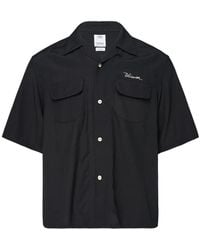 Visvim - Camicia A Maniche Corte Con Logo - Lyst
