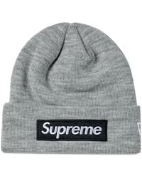 Supreme - X New Era Box Logo Knitted Beanie - Lyst