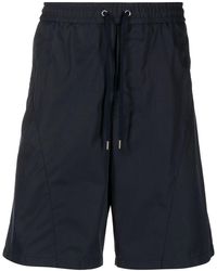 Giorgio Armani - Drawstring Organic Cotton Track Shorts - Lyst