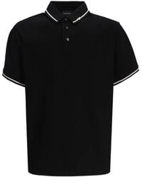 Emporio Armani - Cotton Polo Shirt - Lyst