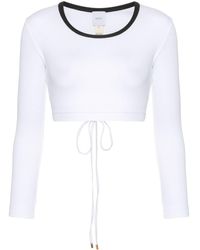 Patou - Fine-ribbed Cropped Top - Lyst