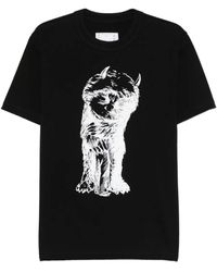 Sacai - Graphic-Print Cotton T-Shirt - Lyst