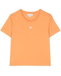 Maison Kitsuné - Baby Fox Cotton T-shirt - Lyst