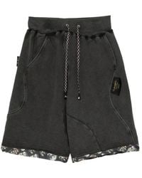 Undercover - Floral-Trim Drawstring Sweat Shorts - Lyst