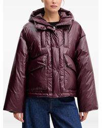 Patrizia Pepe - Hooded-Neckline Padded Jacket - Lyst