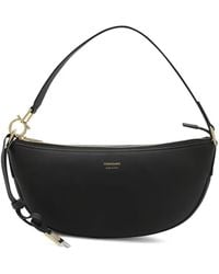 Ferragamo - Small Oval-Shaped Leather Shoulder Bag - Lyst