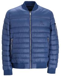 KARL LAGERFELD - Quilted Bomber Jacket - Lyst