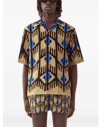 Commas - Chemise Imprimée À Manches Courtes - Lyst