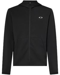 Oakley - Logo-Detail Zip-Up Hoodie - Lyst