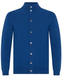 Fedeli - High-Neck Button-Up Cardigan - Lyst