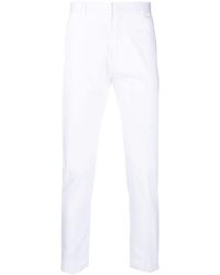 Low Brand - Cotton-stretch Straight-leg Trousers - Lyst