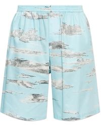 Moschino - Cloud-Print Shorts - Lyst