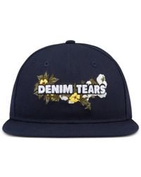DENIM TEARS - Floral-Embroidered Adjustable Cap - Lyst