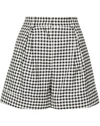 Moschino - Gingham-check Tailored Shorts - Lyst
