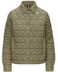 K-Way - Nika Diamond-Quilted Jacket - Lyst