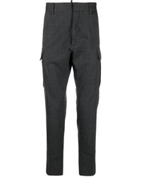 DSquared² - Mid-Rise Tapered-Leg Trousers - Lyst
