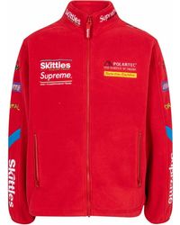Supreme - X Skittles x Polartec veste à logo brodé - Lyst