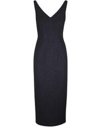 Adam Lippes - V-Neck Sleeveless Dress - Lyst