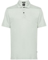 BOSS - Press Mélange-effect Polo Shirt - Lyst