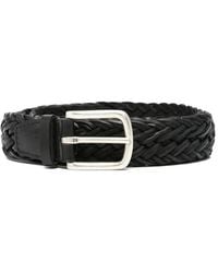 Orciani - Braided Leather Belt - Lyst