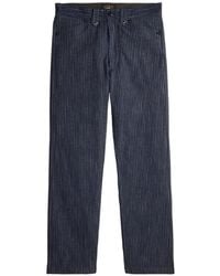 RRL - Pinstripe-Pattern Trousers - Lyst