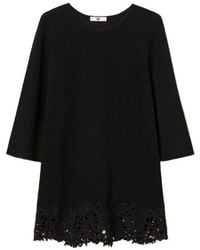 Twinset - Lace-Hem Quarter-Sleeve Tunic - Lyst
