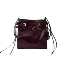 Prada - Bonnie Leather Mini Shoulder Bag - Lyst