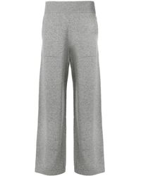 Barrie - Flared Knitted Trousers - Lyst