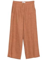 Barba Napoli - Wide-Leg Elasticated-Waist Trousers - Lyst