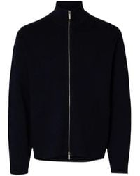 SELECTED - Cardigan Teller À Fermeture Zippée - Lyst