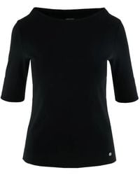 Marc Cain - Boat-Neck T-Shirt - Lyst