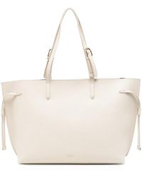 Furla - Buckle-Detail Grained Leather Tote Bag - Lyst