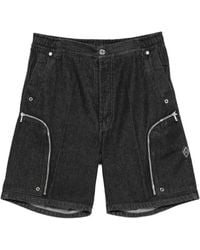 Yes London - Zip-Detail Denim Shorts - Lyst