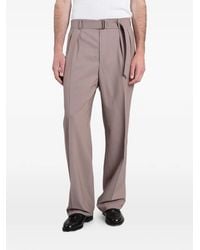 Tagliatore - P-Nevl24 Belted-Pleated Trousers - Lyst
