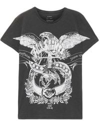 AllSaints - Emblems Graphic-Print Crew-Neck T-Shirt - Lyst
