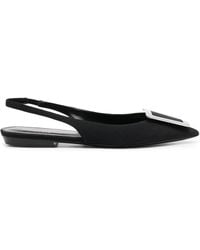 Saint Laurent - Maxine Slingback Ballerina Shoes - Lyst
