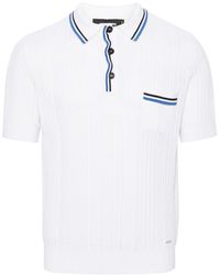 DSquared² - White Cotton Blend Polo Shirt - Lyst