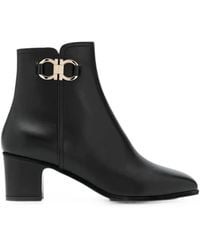 Ferragamo - Gancini Stiefeletten - Lyst