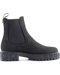 Ferragamo - Bottines Chelsea À Empiècement Élastique - Lyst