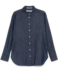 Another Tomorrow - Chambray Shirt - Lyst