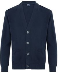 Fedeli - V-Neck Button-Up Cardigan - Lyst