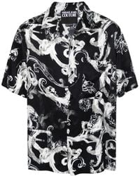 Versace - Watercolor Couture-Print Shirt - Lyst