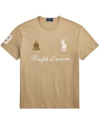 Polo Ralph Lauren - Big Pony Logo-Embroidered T-Shirt - Lyst