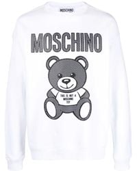 Moschino - Teddy Bear Logo-Print Sweatshirt - Lyst