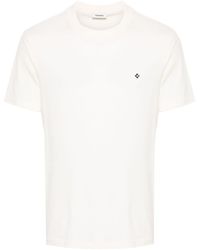 Sandro - Square Cross-patch Cotton T-shirt - Lyst