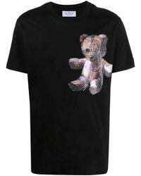 Philipp Plein - Teddy Bear-print Cotton T-shirt - Lyst