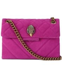 Kurt Geiger - Kensington Gewatteerde Schoudertas Met Ketting - Lyst