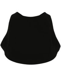 Gauchère - Top corto sin mangas - Lyst