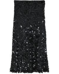 Petar Petrov - Sequins-Embellishment Midi Skirt - Lyst